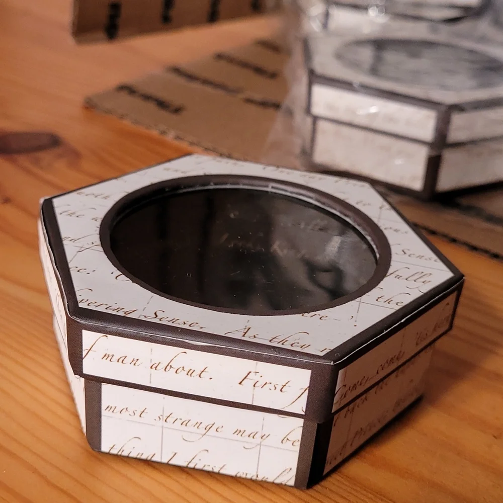 50 beautiful mini hexagon boxes perfect size jewelry or miniatures - Picture 5 of 5